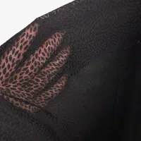 چادر مشکی دوخته شده طرحدار
