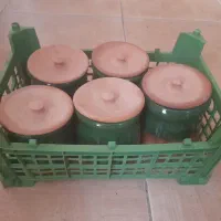 تعداد ۵ عدد ظروف سفالی نو نومخصوص دیزی و آبگوشت