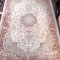 قالیچه ماشینی.کرم پیازی در حد نو ریز بافت 1/5×2/25