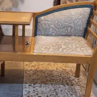 میز تلفن چوبی سالم