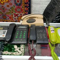 رادیو و تلفن رومیزی قورباغه ای قدیمی