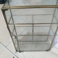 جعبه عطاری ۶ قفس نوستالژی برنجی قدیمی