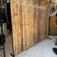 ست چوبکار رگال و آینه دکورن رخت اویز دار طرح چوب