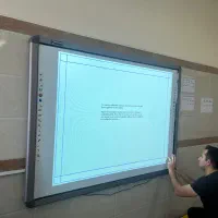 هوشمندسازی مدارس پروژکتور تاچ مانیتور