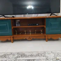 میز تلوزیون شرکتی تمام چوب راش ومینی بوفه