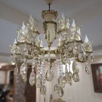 لوستر ۱۲ شاخه برنز در حد نو