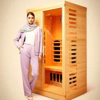 کابین سونا خشک ۱ و ۲ نفره آپارتمانی کمجا جکوزی دوش