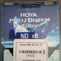 فیلتر کاهنده نور عکاسی هویا ND8 77mm