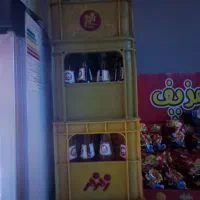 صندوق جعبه نوشابه شیشه ای زمزم زم زم پپسی