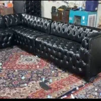 مبل گرد و  ال شکل تمام چستر رستوران و کافه گیم