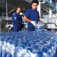 فروش آب معدنی نیم و یک و نیم لیتری