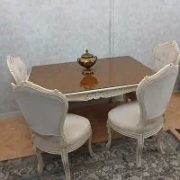 فروش مبلمان ۷ نفره کلاسیک + غذاخوری ۶ نفره نو