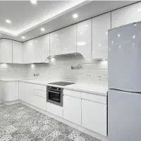 ساخت و طراحی کابینت mdf درجه یک پاک چوب خارجی .