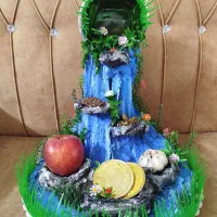 هفت سین آبنما گل طبیعی