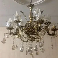 ۲عدد لوستر تمام برنج ۵شعله