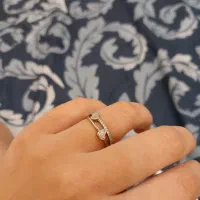 حلقه نقره ظریف