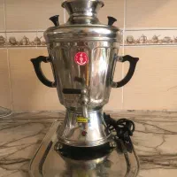 سماور برقی شاداب ۵لیتری نو استفاده نشده همراه سینی