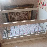تخت کودک به همراه تشک و پتو معاوضه با سکه پارسیان