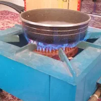 ۲عدد اجاق زمینی یکی ۲شعله است ویکی تک شعله