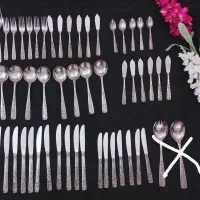 سرویس چاقو چنگال استیل قدیمی