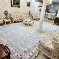 فرش۹متری تبریز۱۲۰۰شانه گلبرجسته چله ابریشم نوجهزیه