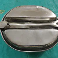 ظرف استیل یقلوی مناسب کوهنوردی و سفر و کمپینگ
