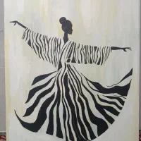 مژده تابلوی نقاشی مینیمال ۱۲۰×۸۰ فقط1300
