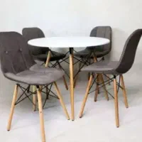 میز و صندلی ناهارخوری پارچه ای و پلاستیکی افروز