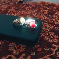 انگشتر نقره عقیق رکاب دستکار