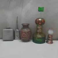 روغندان گلدان چراغ موشی عتیقه