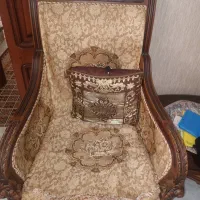 کلاف مبل چوب گردو نه نفره