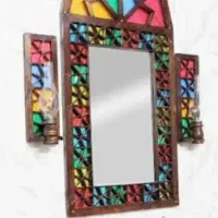اینه با قاب جوبی گره چینی