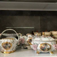 سرویس چینی طلاکوب پذیرایی
