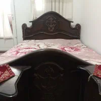 سرویس خواب کامل چوب و صندلی مبلی