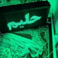 تابلو آرایشگاه وتلفن وتابلو ال ای دی