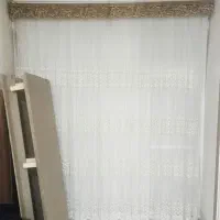پرده حریر جنس درجه یک یک در حد نو