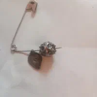 یک عدد مهره نقره قدبی