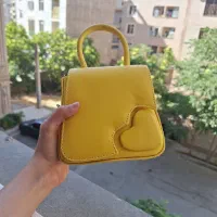 کیف مینیمال زرد رنگ
