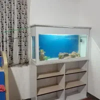 کمد ام دی اف آکواریوم با تمامی وسایل