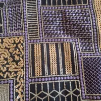 پارچه لینن سوزندوزی هندی