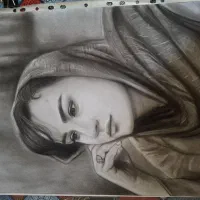 کشیدن عکس سیاه قلم