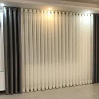 پرده پذیرایی و اتاق خواب