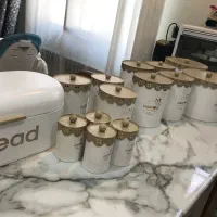 سرویس اشپزخانه بانکه و جای ادویه ۱۵ پارچه