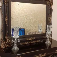 آیینه وکنسول چوبی پایه بلند