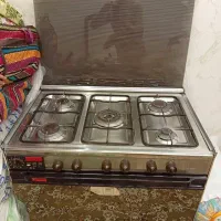 فرگاز پنج شعله تمام استیل