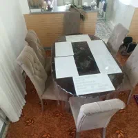 مبل و میز غذاخوری 6 نفره