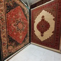 فرش ۱۲ متر مدل دست بافت بهار نارنج سبز نگارین