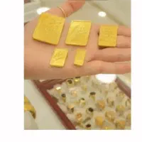 شمش آبشده وزن ۹/۱۶۰ طلا ۱۸ عیار ۷۵۰