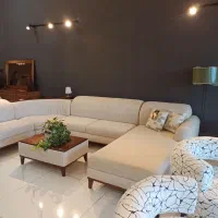 /مبلمان نرمینه پارچه ترک راحتی نشین کارن+