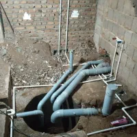لوله کشی آب فاضلاب خرده کاری